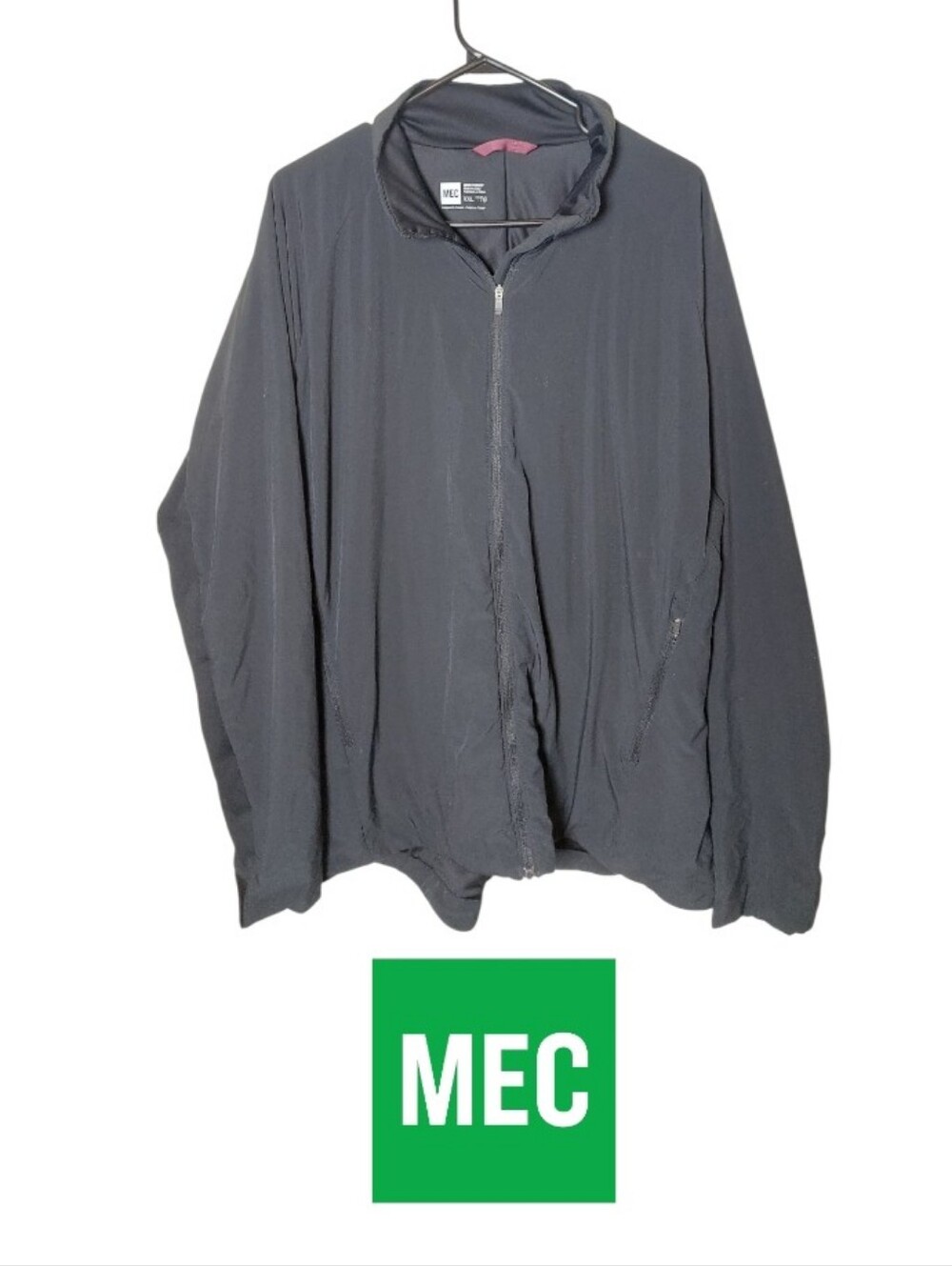 MEC Black Mens Athletic Softshell Jacket